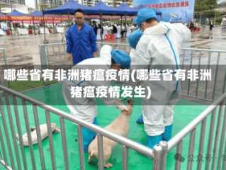 哪些省有非洲猪瘟疫情(哪些省有非洲猪瘟疫情发生)