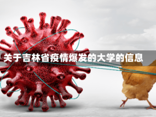 关于吉林省疫情爆发的大学的信息