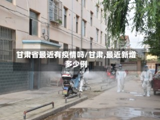 甘肃省最近有疫情吗/甘肃,最近新增多少例