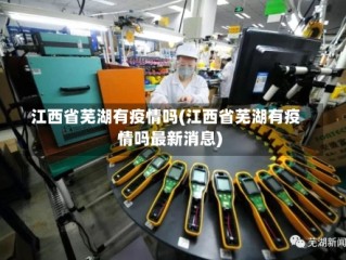 江西省芜湖有疫情吗(江西省芜湖有疫情吗最新消息)