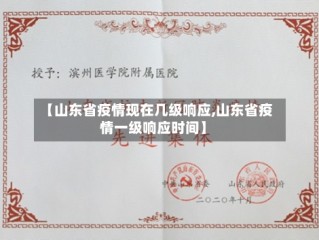 【山东省疫情现在几级响应,山东省疫情一级响应时间】