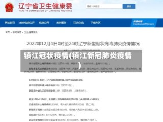 镇江冠状疫情(镇江新冠肺炎疫情)