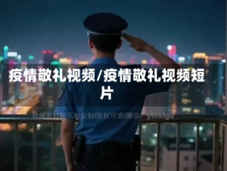 疫情敬礼视频/疫情敬礼视频短片
