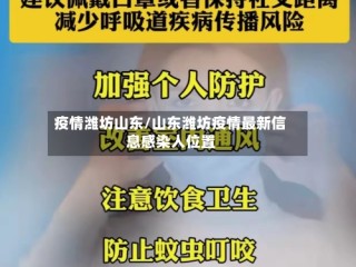 疫情潍坊山东/山东潍坊疫情最新信息感染人位置