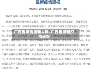 广西省疫情最新人数/广西省最新疫情通报