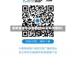 吉林省宝丰县疫情(吉林宝丰源爆炸)