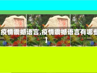 【疫情震撼语言,疫情震撼语言有哪些】