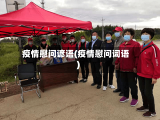 疫情慰问谚语(疫情慰问词语)
