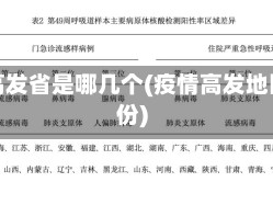 疫情高发省是哪几个(疫情高发地区省份)