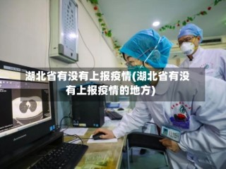 湖北省有没有上报疫情(湖北省有没有上报疫情的地方)