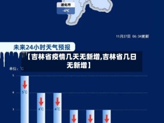 【吉林省疫情几天无新增,吉林省几日无新增】