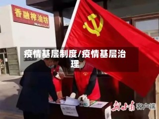 疫情基层制度/疫情基层治理