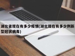 湖北省现在有多少疫情(湖北现在有多少例新型冠状病毒)