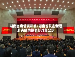 湖南省疫情表彰会/湖南省抗击新冠肺炎疫情拟表彰对象公示