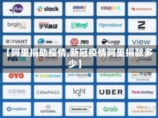 【阿里捐助疫情,新冠疫情阿里捐款多少】