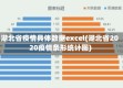 湖北省疫情具体数据excel(湖北省2020疫情条形统计图)