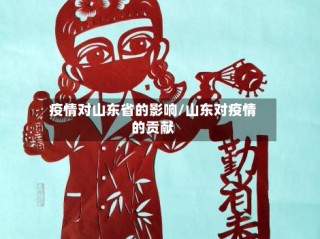 疫情对山东省的影响/山东对疫情的贡献