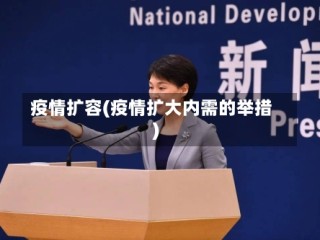 疫情扩容(疫情扩大内需的举措)