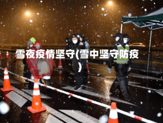 雪夜疫情坚守(雪中坚守防疫)