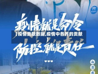 【疫情贡献数据,疫情中各界的贡献】