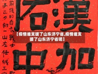 【疫情谁支援了山东济宁省,疫情谁支援了山东济宁省呢】