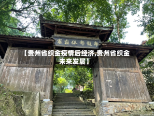 【贵州省织金疫情后经济,贵州省织金未来发展】
