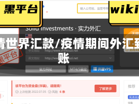 疫情世界汇款/疫情期间外汇到账