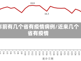 年前有几个省有疫情病例/近来几个省有疫情