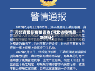 河北省最新疫情调查(河北省疫情最新统计)