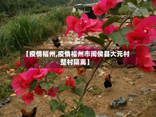 【疫情福州,疫情福州市闽侯县大元村整村隔离】