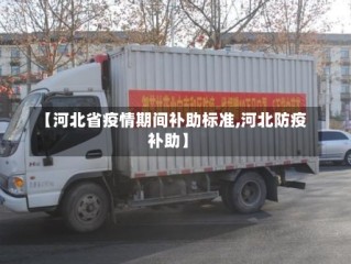【河北省疫情期间补助标准,河北防疫补助】