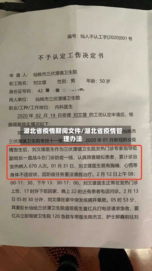 湖北省疫情期间文件/湖北省疫情管理办法-第1张图片