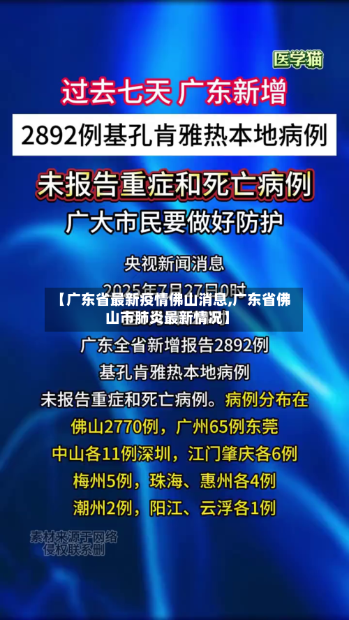 【广东省最新疫情佛山消息,广东省佛山市肺炎最新情况】-第1张图片