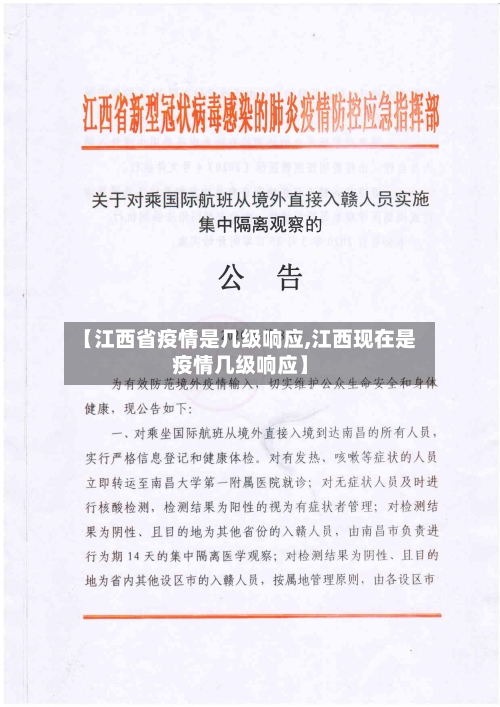 【江西省疫情是几级响应,江西现在是疫情几级响应】-第3张图片