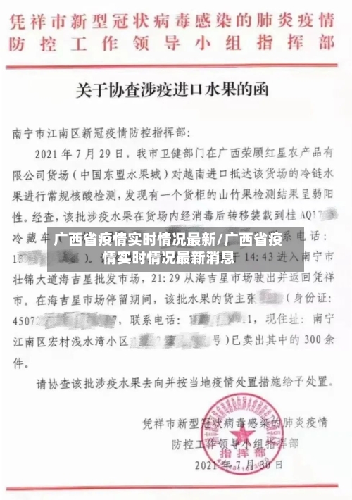 广西省疫情实时情况最新/广西省疫情实时情况最新消息-第2张图片