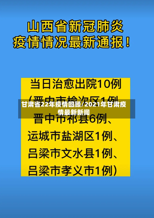 甘肃省22年疫情回顾/2021年甘肃疫情最新新闻-第1张图片