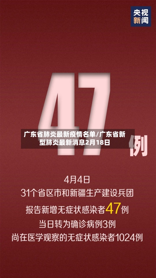 广东省肺炎最新疫情名单/广东省新型肺炎最新消息2月18日-第1张图片