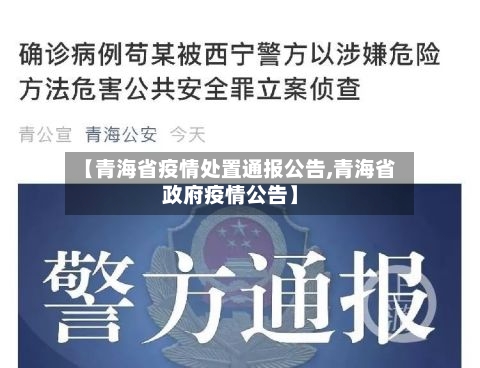 【青海省疫情处置通报公告,青海省政府疫情公告】-第1张图片