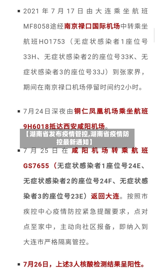 【湖南省发布疫情管控,湖南省疫情防控最新通知】-第1张图片