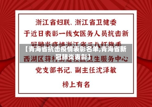 【青海省抗击疫情表彰名单,青海省新冠肺炎表彰】-第3张图片