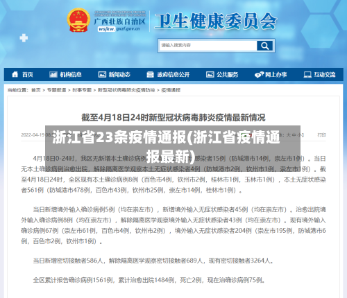 浙江省23条疫情通报(浙江省疫情通报最新)-第1张图片