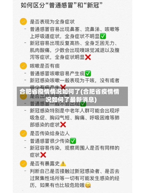 合肥省疫情情况如何了(合肥省疫情情况如何了最新消息)-第1张图片