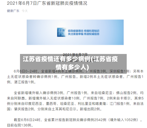 江苏省疫情还有多少病例(江苏省疫情有多少人)-第3张图片