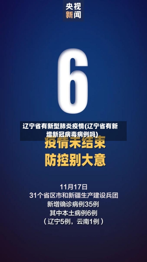 辽宁省有新型肺炎疫情(辽宁省有新增新冠病毒病例吗)-第1张图片