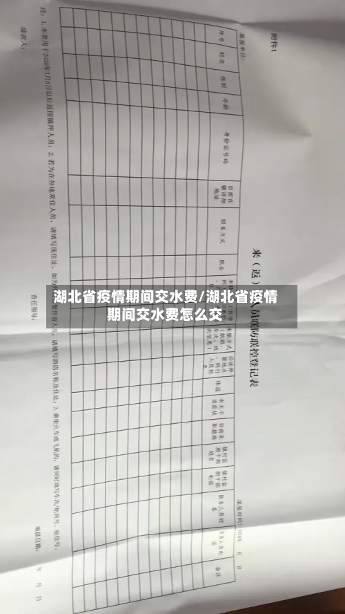 湖北省疫情期间交水费/湖北省疫情期间交水费怎么交-第2张图片