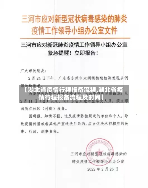 【湖北省疫情行程报备流程,湖北省疫情行程报备流程及时间】-第2张图片