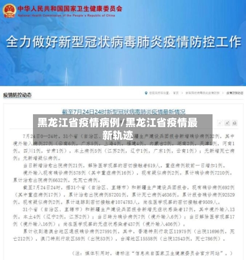 黑龙江省疫情病例/黑龙江省疫情最新轨迹-第3张图片