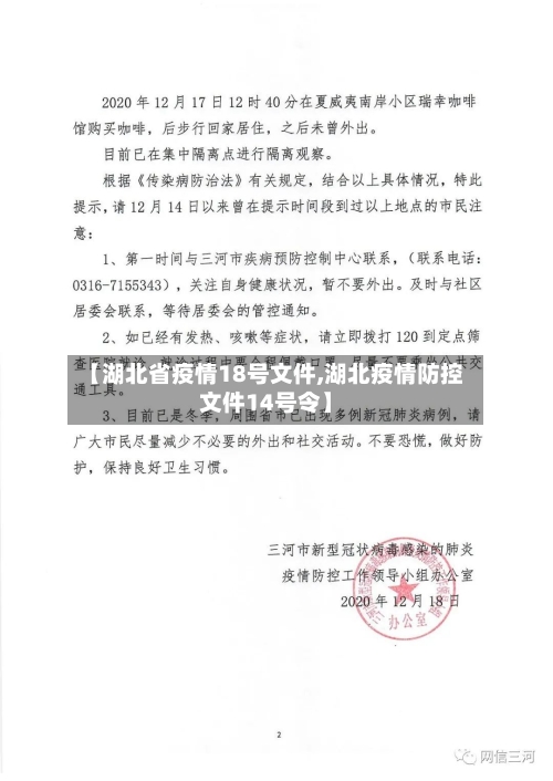 【湖北省疫情18号文件,湖北疫情防控文件14号令】-第1张图片