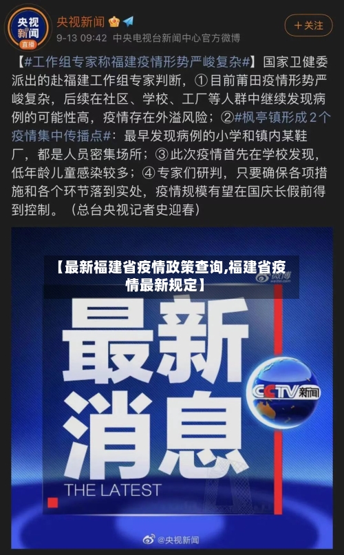【最新福建省疫情政策查询,福建省疫情最新规定】-第1张图片