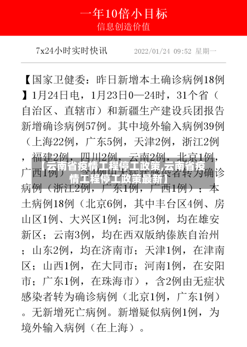 【云南省疫情工程停工政策,云南省疫情工程停工政策最新】-第3张图片
